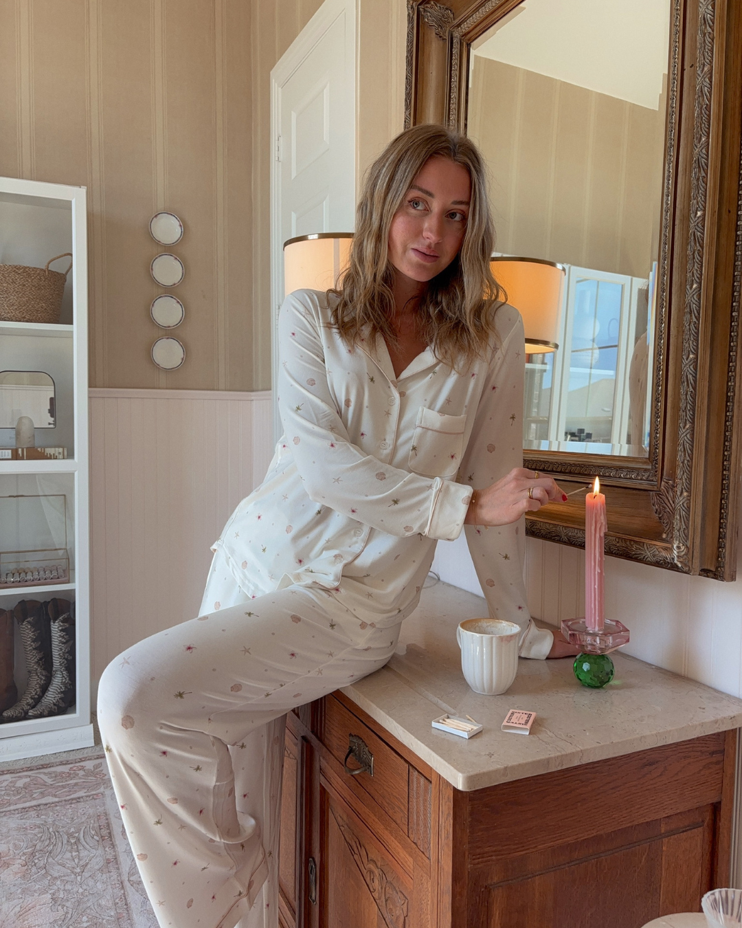The Soft Palm Long Sleeve Set