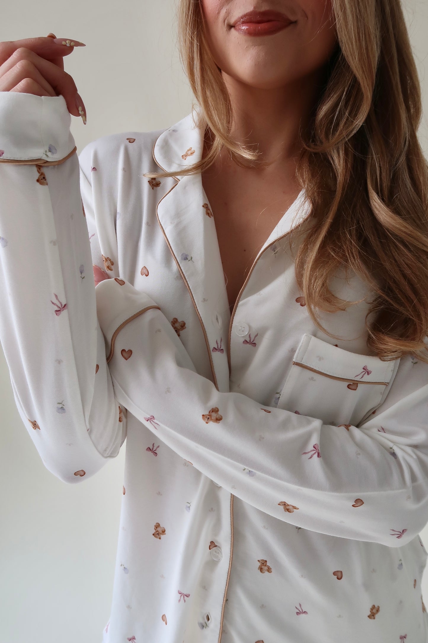 The Vintage Teddy Long Sleeve Set