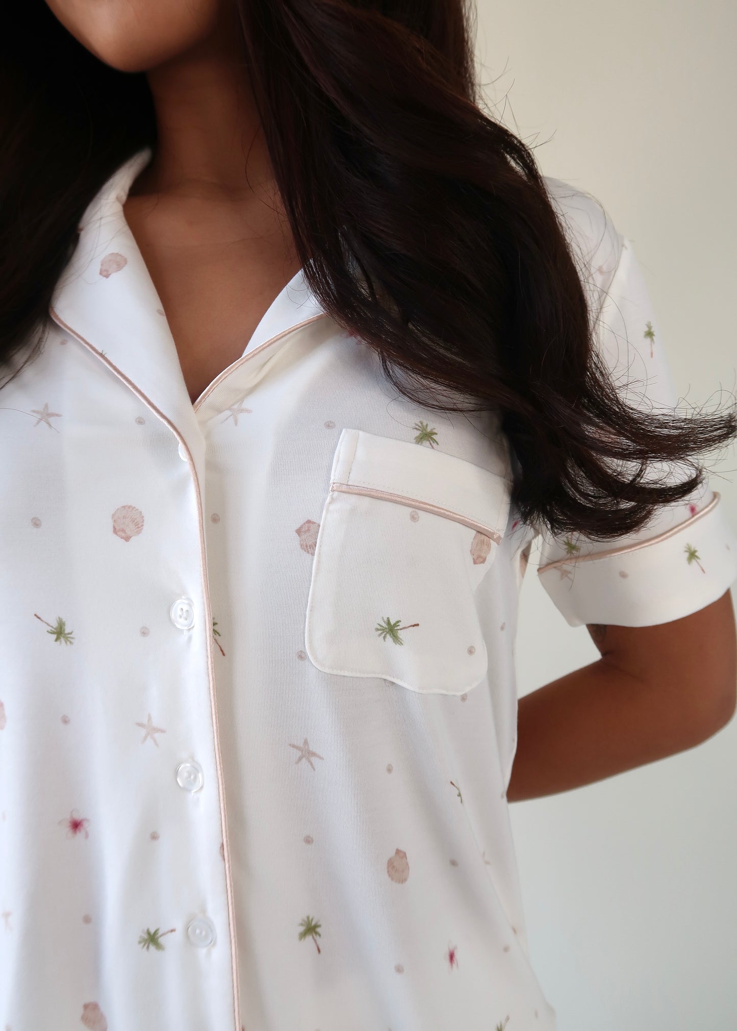 The Soft Palm Short Sleeve Set