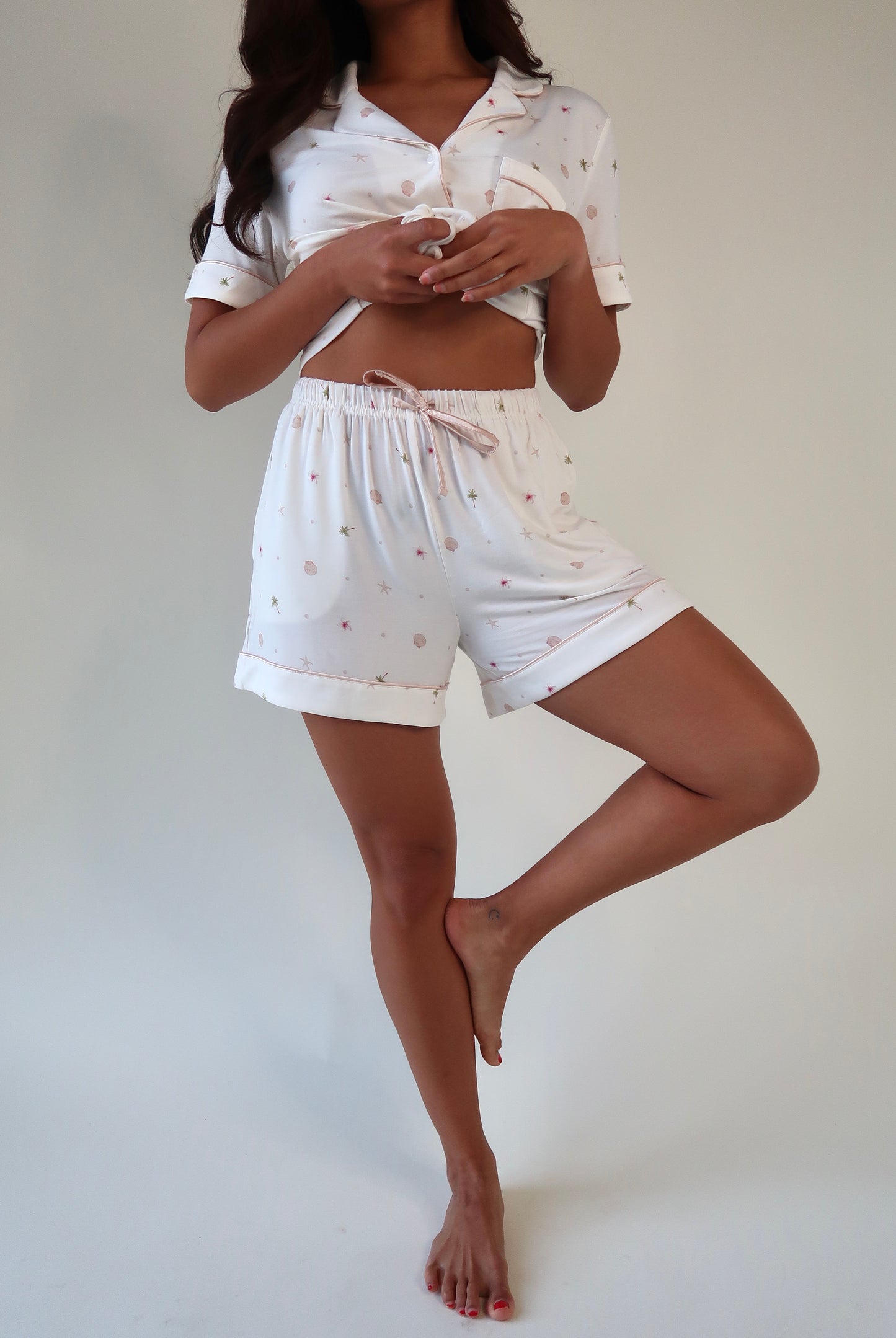 The Soft Palm Short Sleeve Set