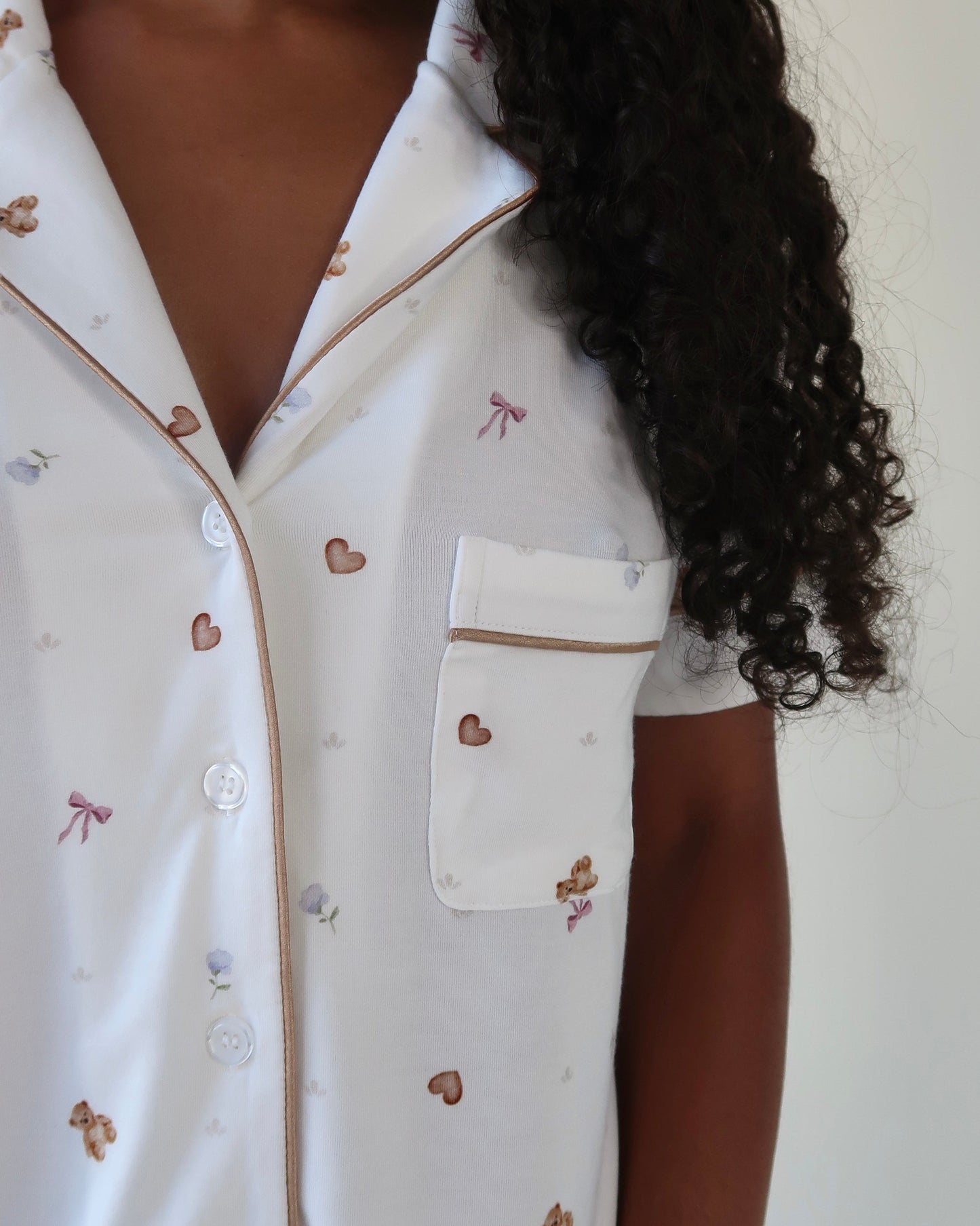 The Vintage Teddy Collection | Modal Short Pajama Set