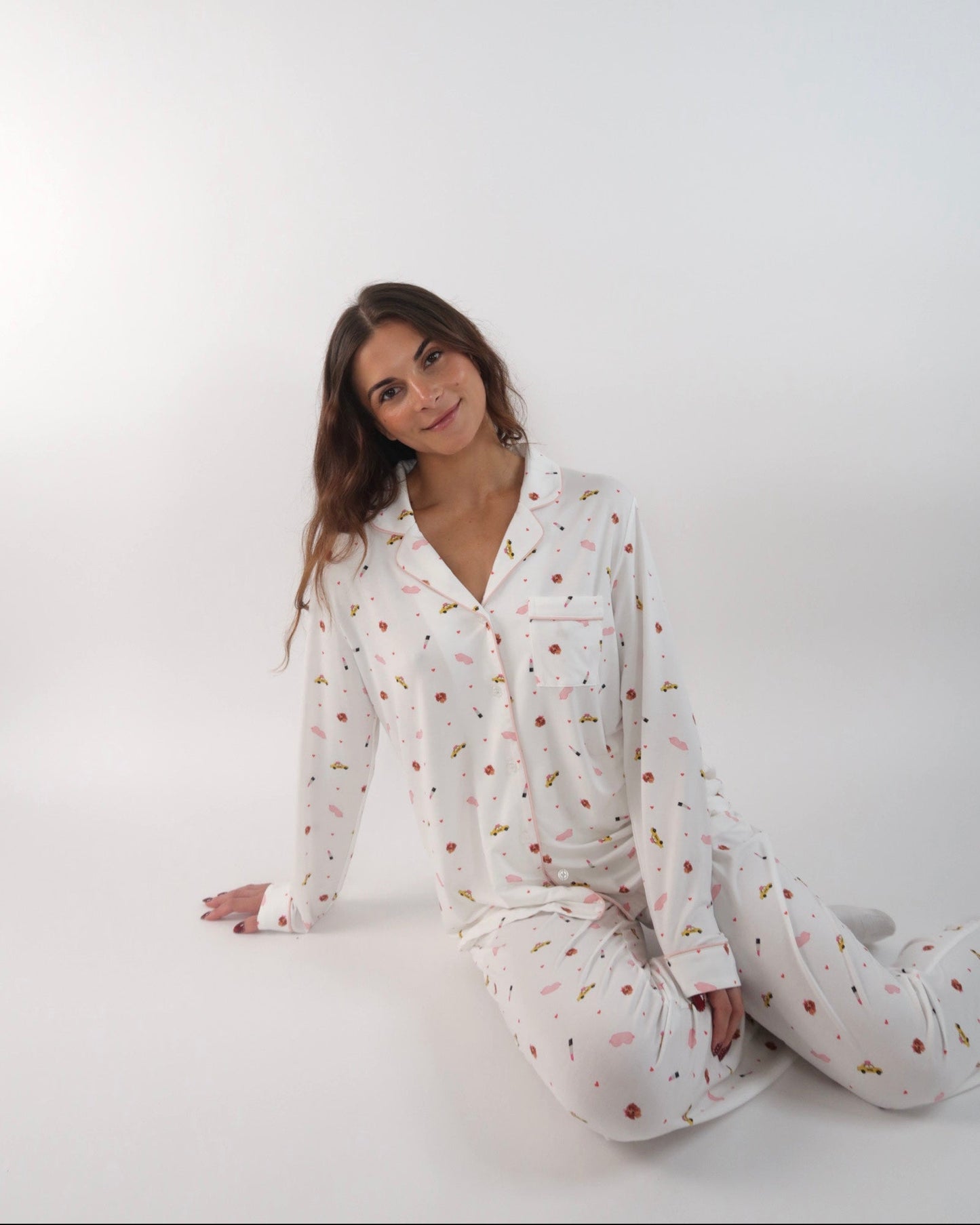 The Abby Baffoe Collection | TENCEL™ Modal Long Pajama Set