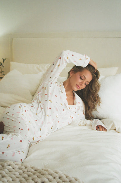 The Abby Baffoe Collection | Luxury Modal Long Pajama Set