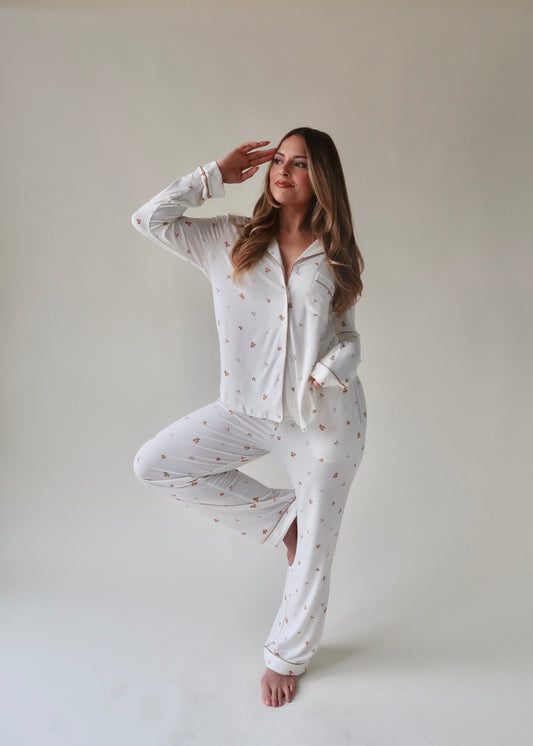 The Vintage Teddy Long Sleeve Set