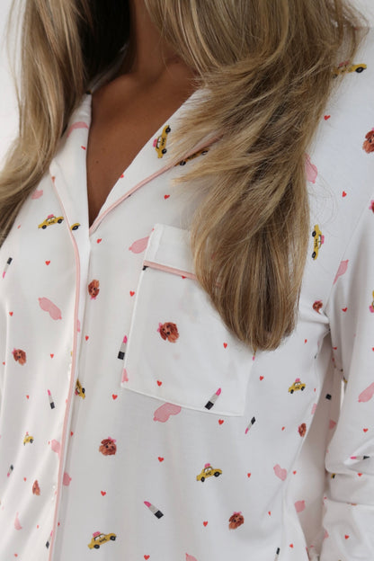 The Abby Baffoe Collection | TENCEL™ Modal Long Pajama Set