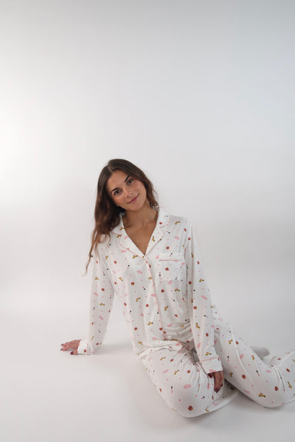 The Abby Baffoe Collection | TENCEL™ Modal Long Pajama Set