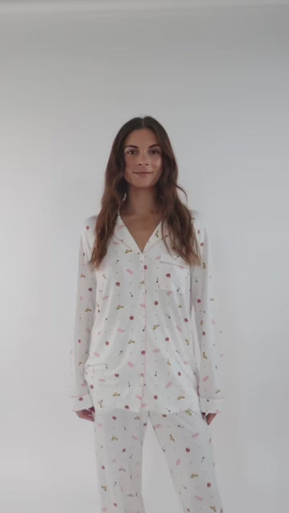 The Abby Baffoe Collection | TENCEL™ Modal Long Pajama Set